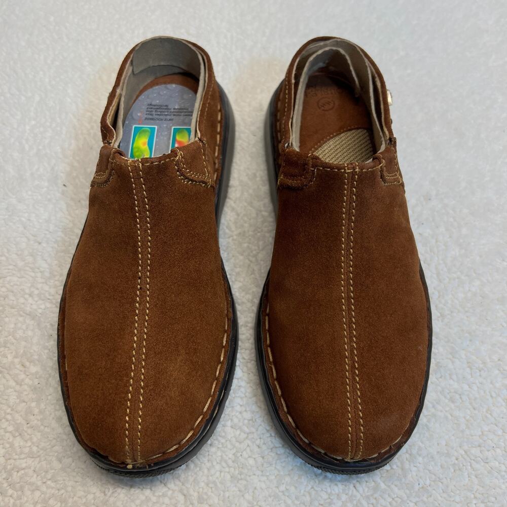Double H Womens Clogs Tala Libano Suede Fashion Shoes Size 8